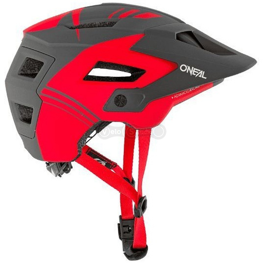 Вело шлем O`Neal Defender Helmet Nova Gray Red