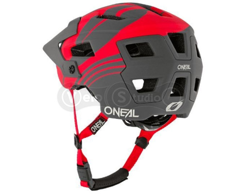 Вело шлем O`Neal Defender Helmet Nova Gray Red