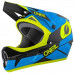 Вело шлем O'Neal Sonus Fullface Helmet Deft Blue Neon Yellow M