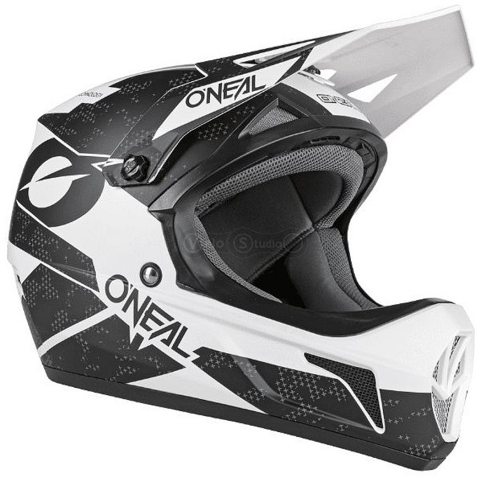Вело шолом O'Neal Sonus Fullface Helmet Deft Black White