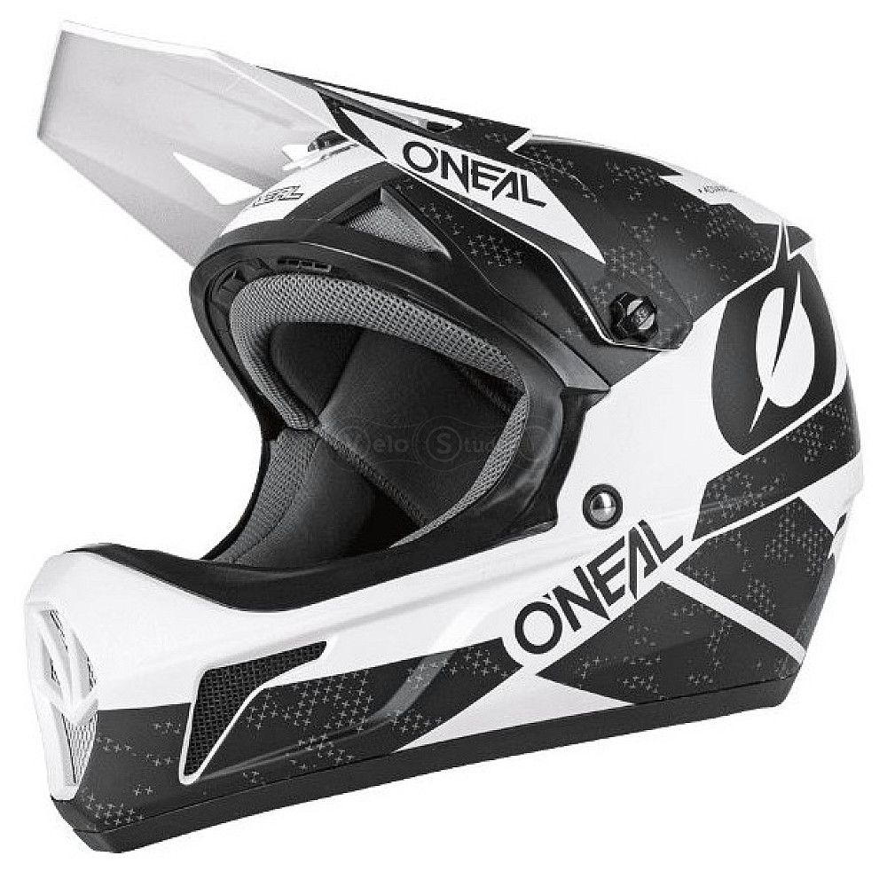 Вело шолом O'Neal Sonus Fullface Helmet Deft Black White