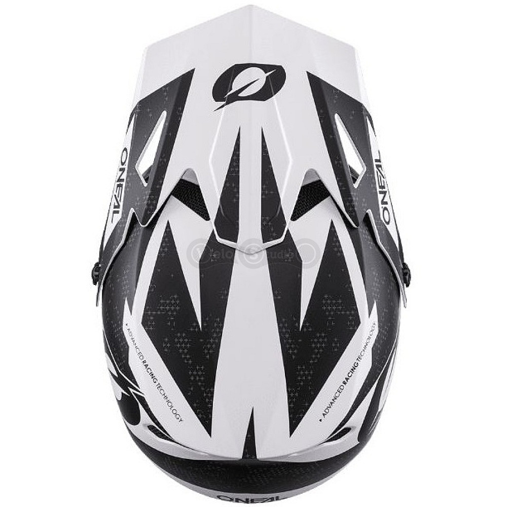 Вело шолом O'Neal Sonus Fullface Helmet Deft Black White