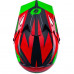 Вело шлем O'Neal Sonus Fullface Helmet Deft Red Gray Green M (57-58 см)
