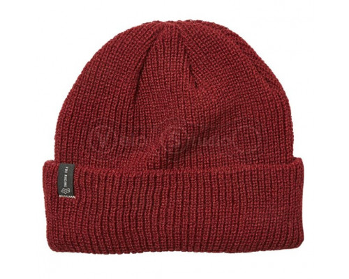 Зимняя шапка FOX Machinist Beanie Cranberry - акрил