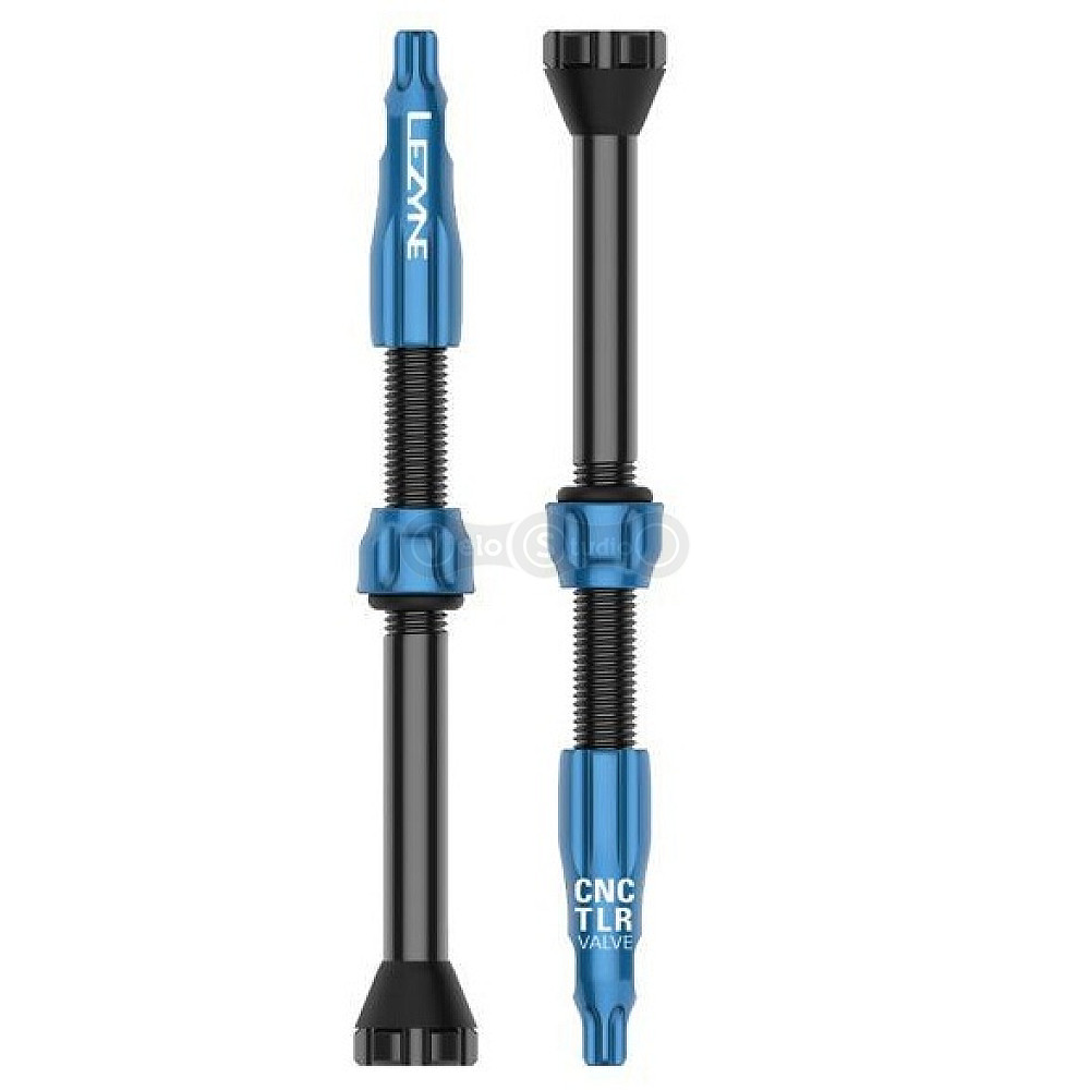 Безкамерні ніпеля Lezyne CNC TLR Valve 60 мм Blue - 2 шт