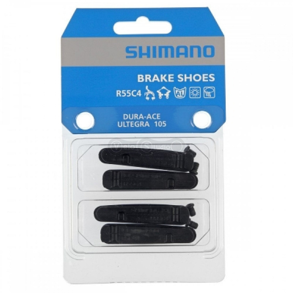 Тормозные резинки Shimano R55C4 DURA-ACE кассетная фиксация (комплект 2 пары)