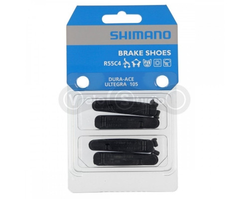 Тормозные резинки Shimano R55C4 DURA-ACE кассетная фиксация (комплект 2 пары)