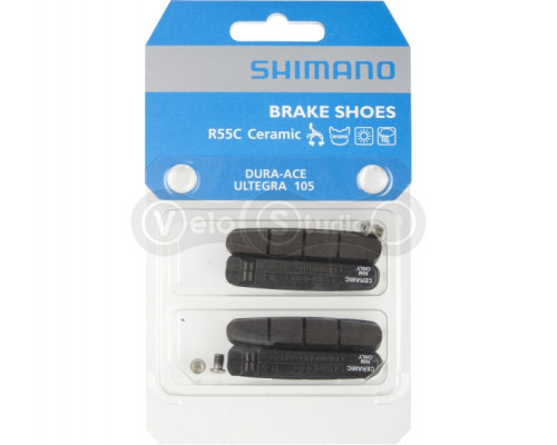 Тормозные резинки Shimano R55C для обода с керам. покр. (комплект 2 пары)