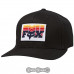 Кепка FOX Off Beat Flexfit Hat Black S/M