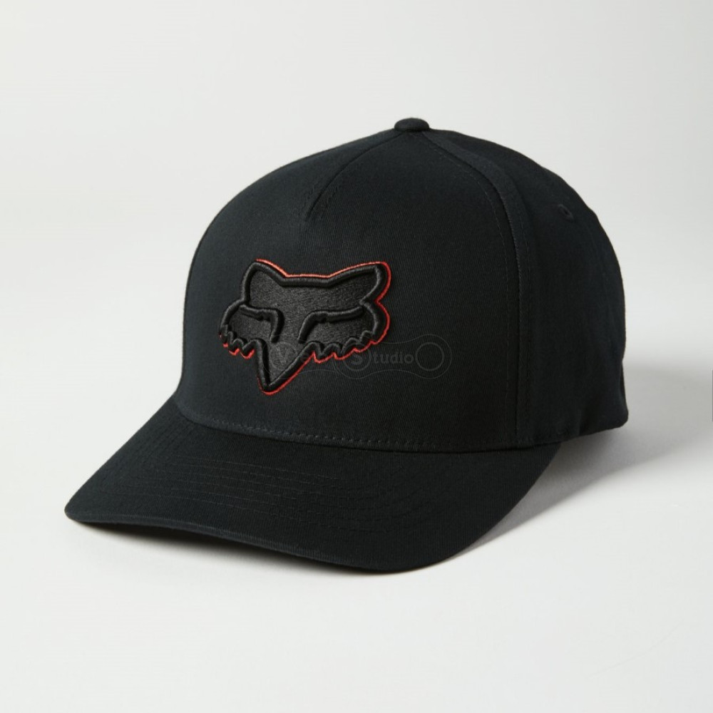 Кепка FOX Epicycle Flexfit Black Red S/M