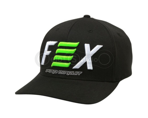 Кепка FOX Pro Circuit Flexfit Black S/M
