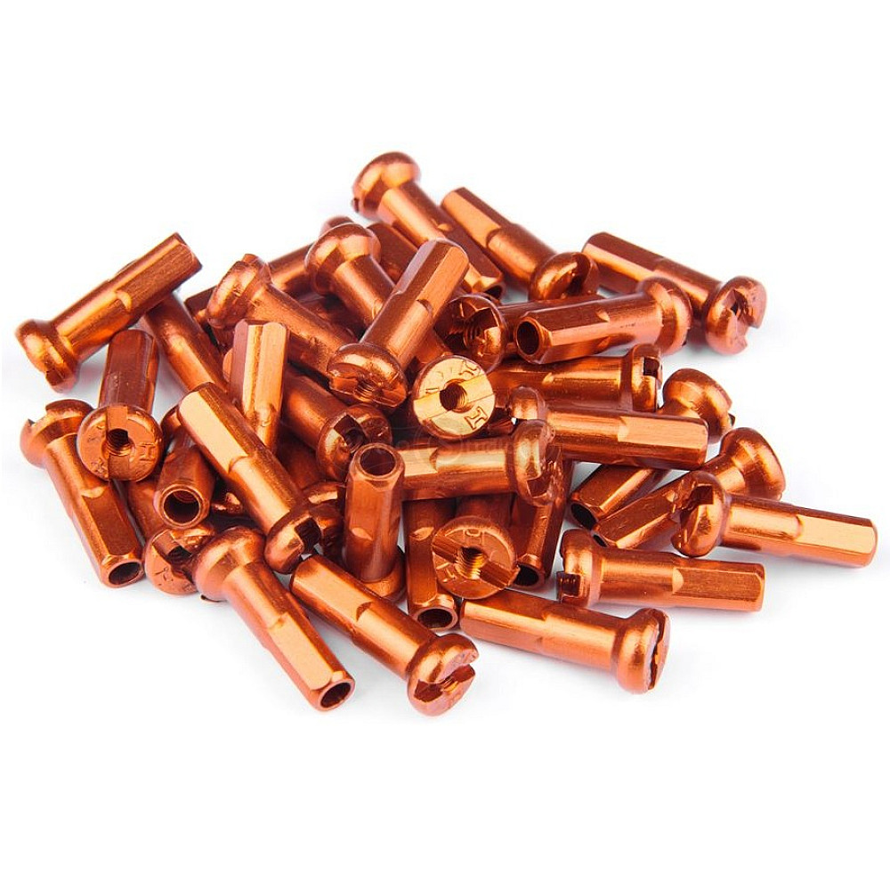 Ниппель Fire Eye ALU 7075 2/14 мм оранжевый 38 шт