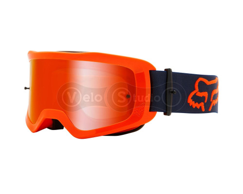 Очки-маска FOX Main II Stray Goggle Flo Orange - Mirror Lens