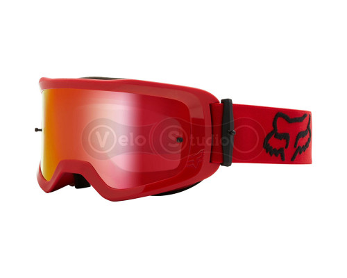 Очки-маска FOX Main II Stray Goggle Red - Mirror Lens