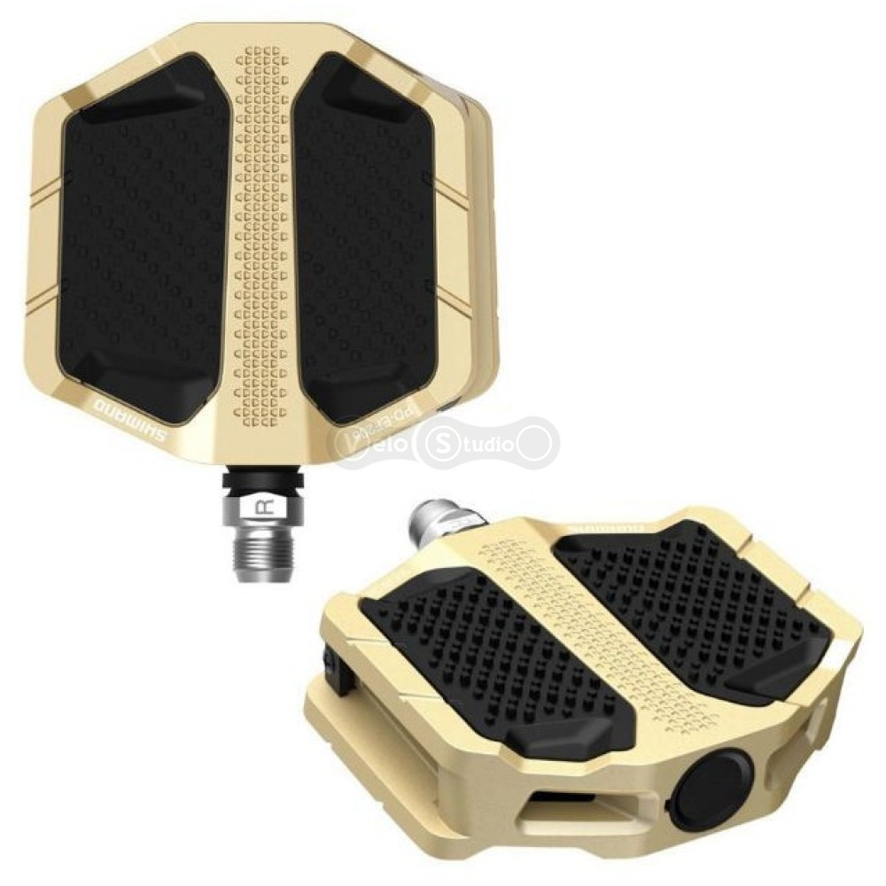 Педали Shimano PD-EF205 Gold алюминиевые
