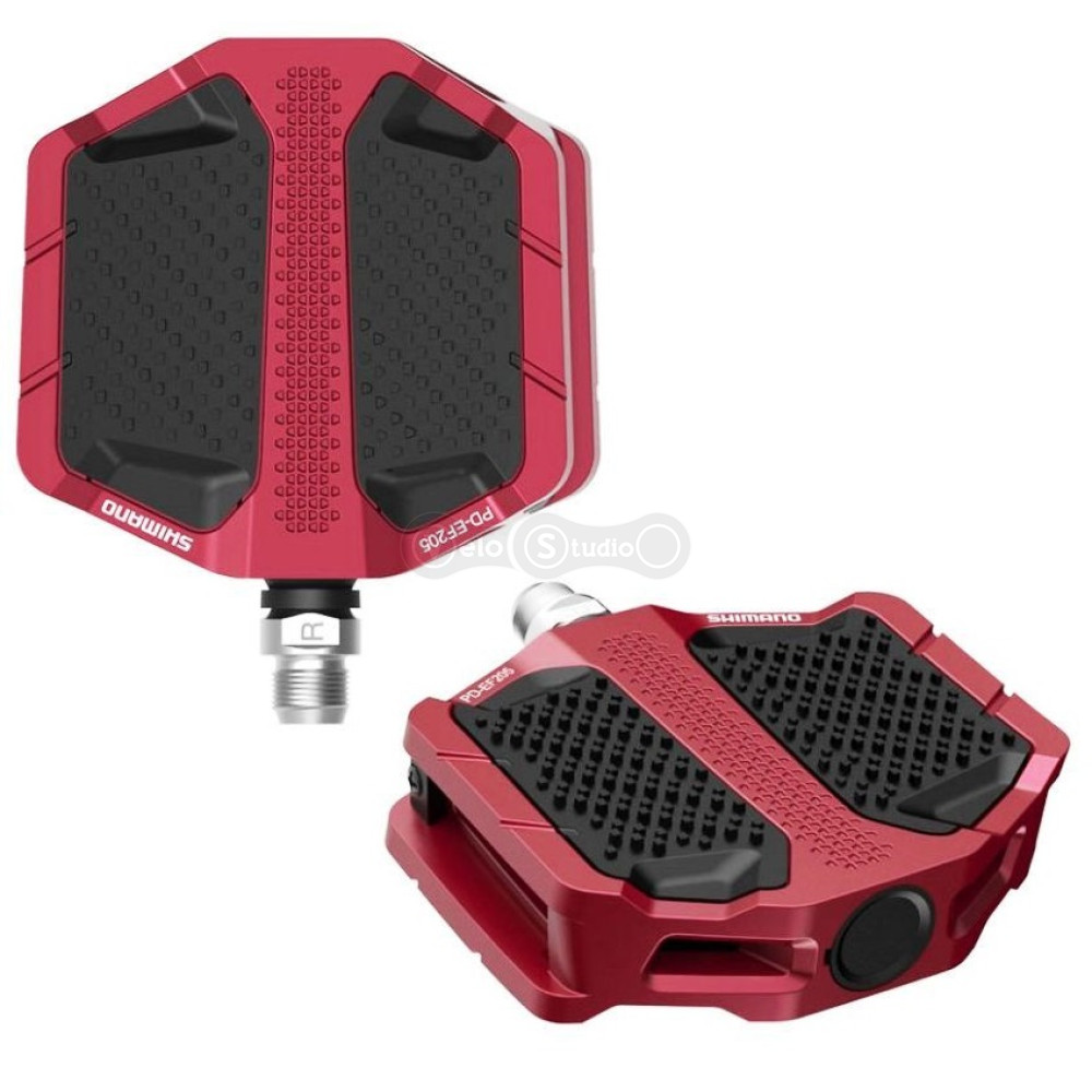 Педали Shimano PD-EF205 Red алюминиевые