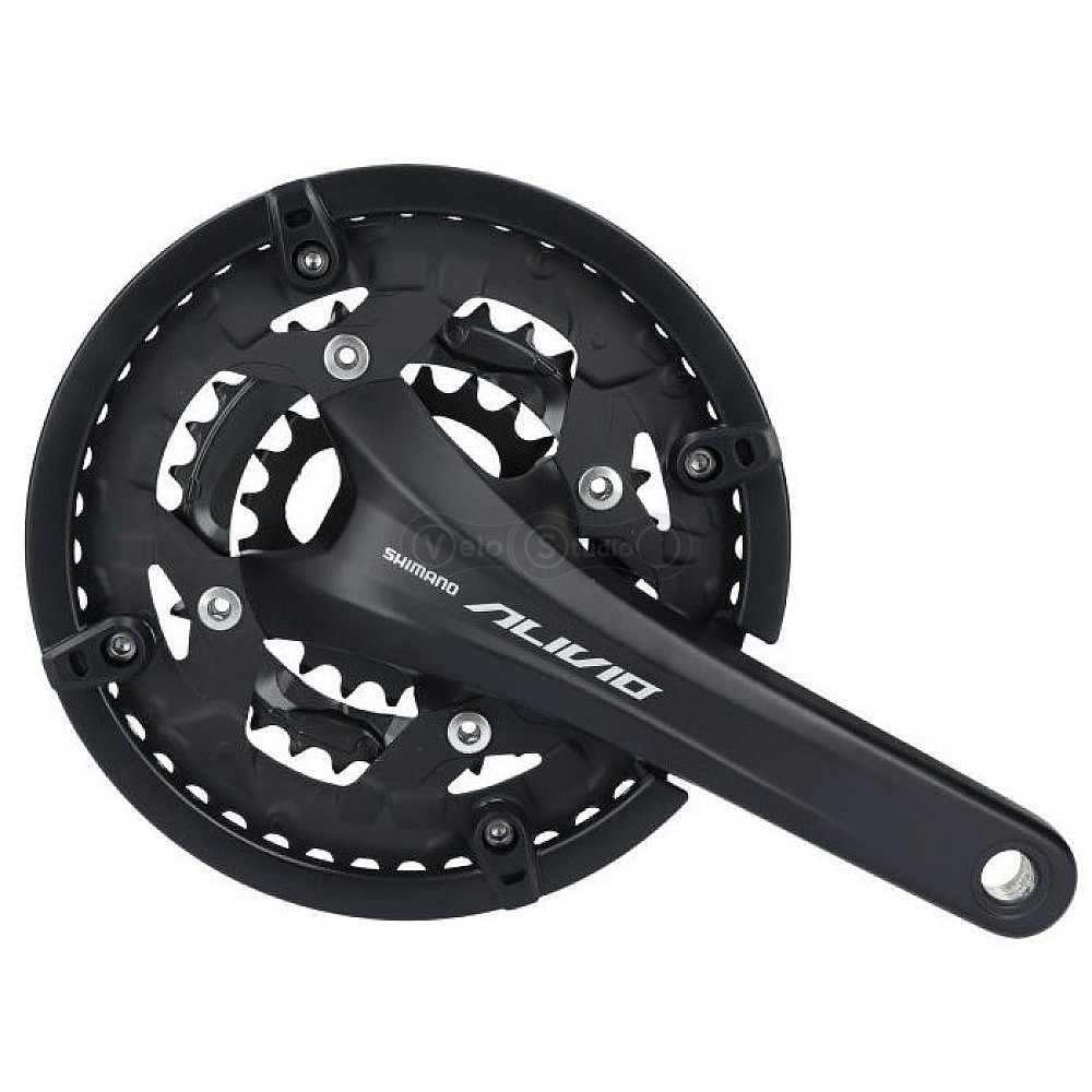 Шатуны Shimano ALIVIO FC-T4060, 175 мм, 48x36x26 + защита звёзд.