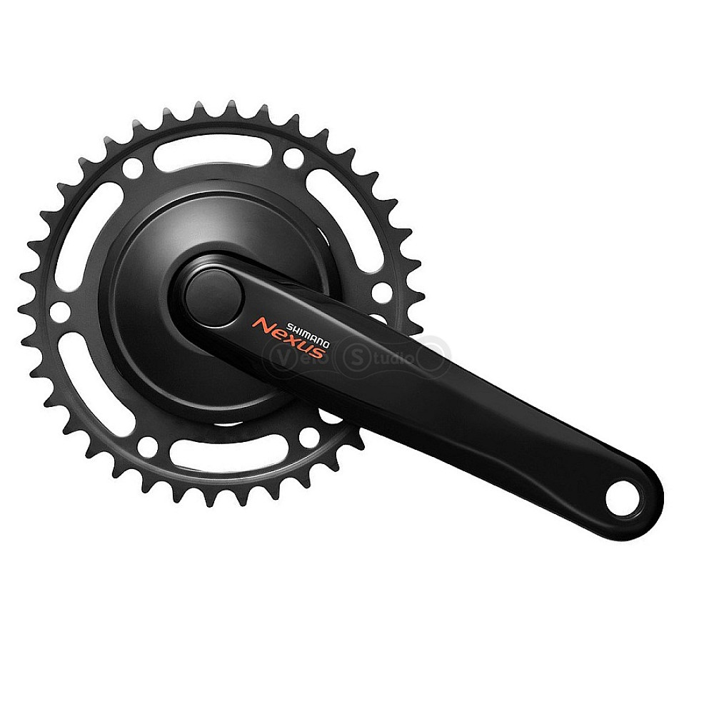 Шатуны Shimano FC-C6000 NEXUS, 170 мм, 38 зубьев чёрные, OEM