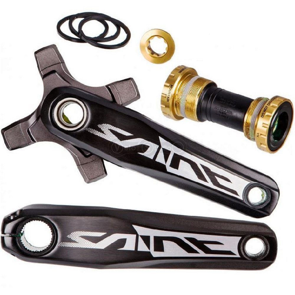 Шатуны Shimano FC-M825 SAINT 165 + каретка SM-BB80