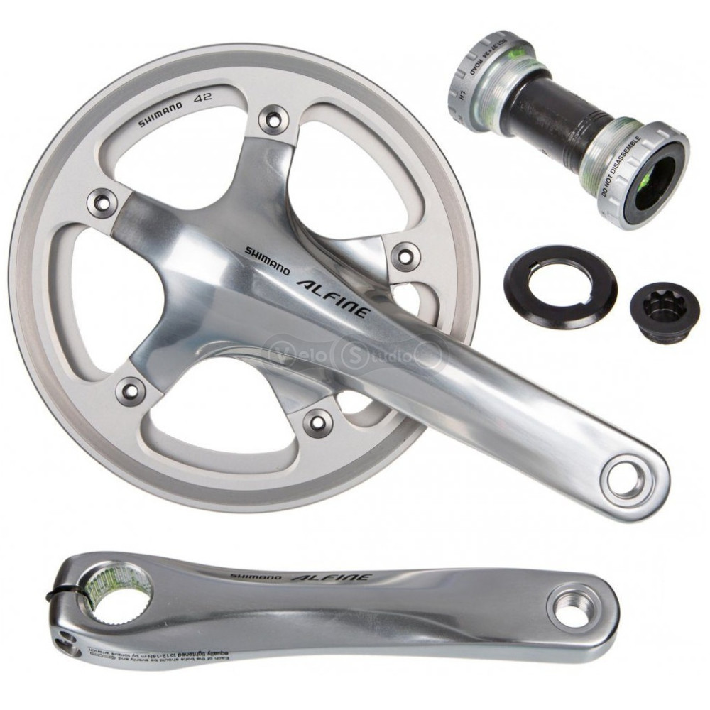 Шатуны Shimano FC-S501 ALFINE 170 мм, 39T, каретка SM-BB4600