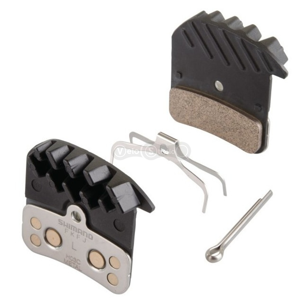 Тормозные колодки Shimano H03C+радиатор, металл