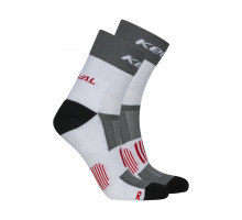 Вело шкарпетки KLS Rival біло-сірі (розмір 38-42)