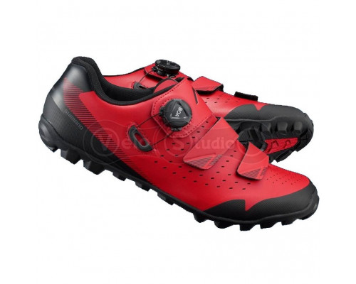 Вело обувь Shimano ME400MR (контактные педали) красная EU 42
