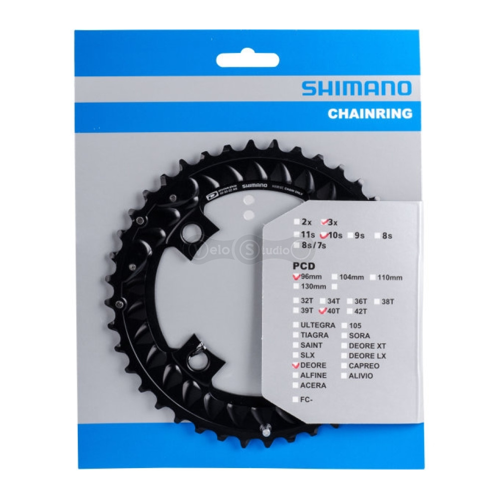 Звезда шатунов Shimano FC-M6000-3 Deore 40 зубьев 3×10 скоростей