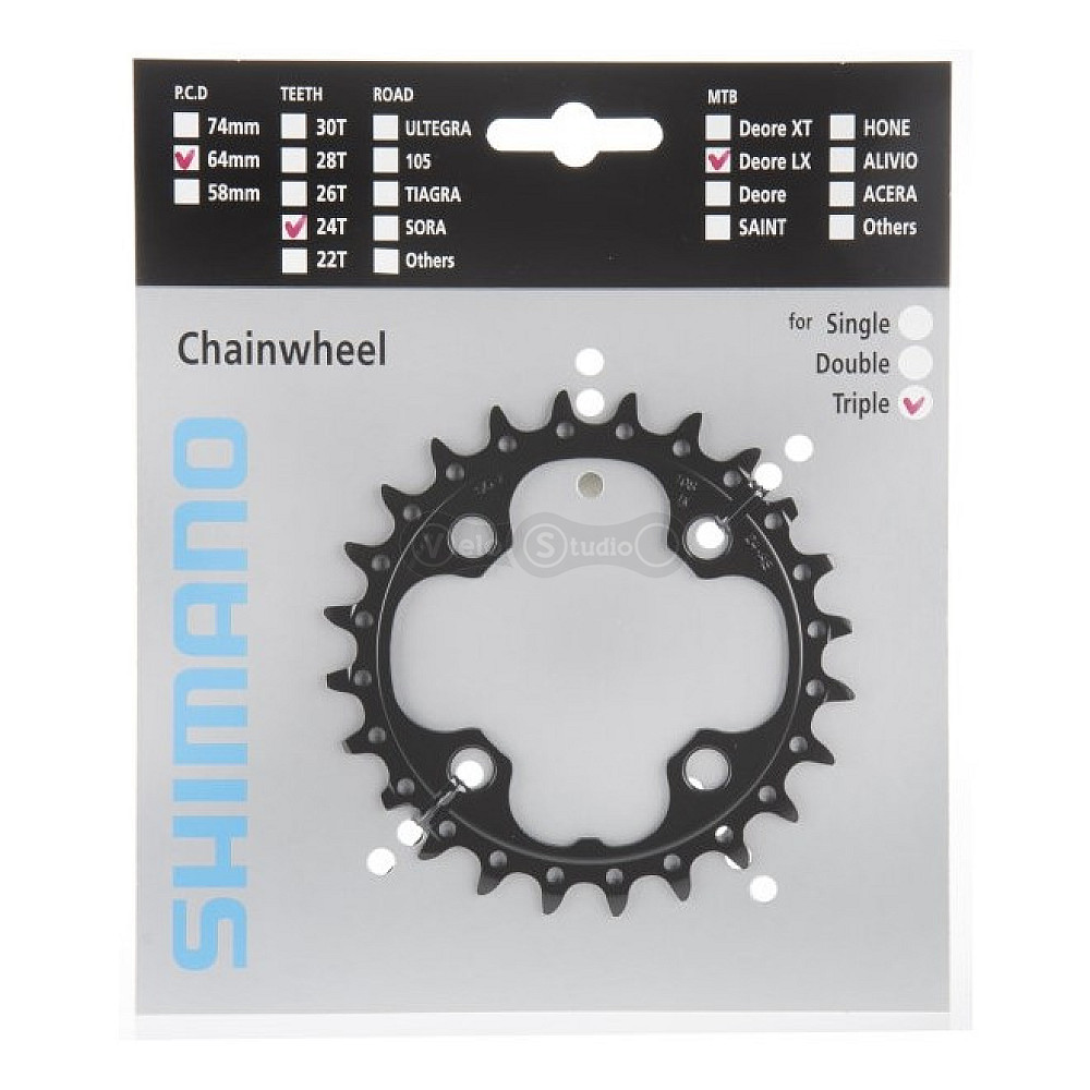 Зірка шатунів Shimano FC-M660 SLX 24 зубів АE