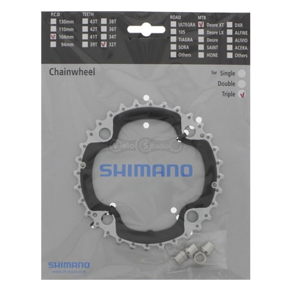 Звезда шатунов Shimano FC-M780 Deore XT 32 зубьев 10 скор. AE