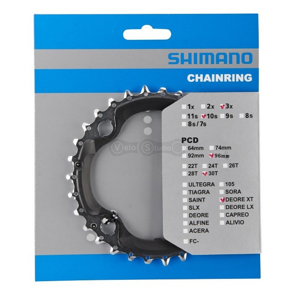 Звезда шатунов Shimano FC-M782 Deore XT 30 зубьев 10 скор. AN