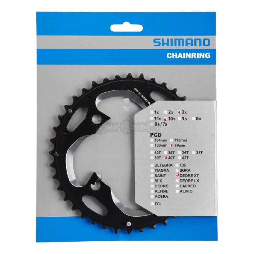 Звезда шатунов Shimano FC-M782 Deore XT 40 зубьев 10 скор. AN