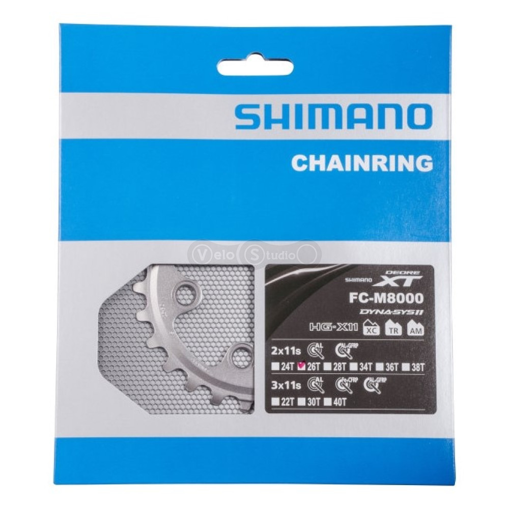 Звезда шатунов Shimano FC-M8000 26 зубьев для 36-26T BC