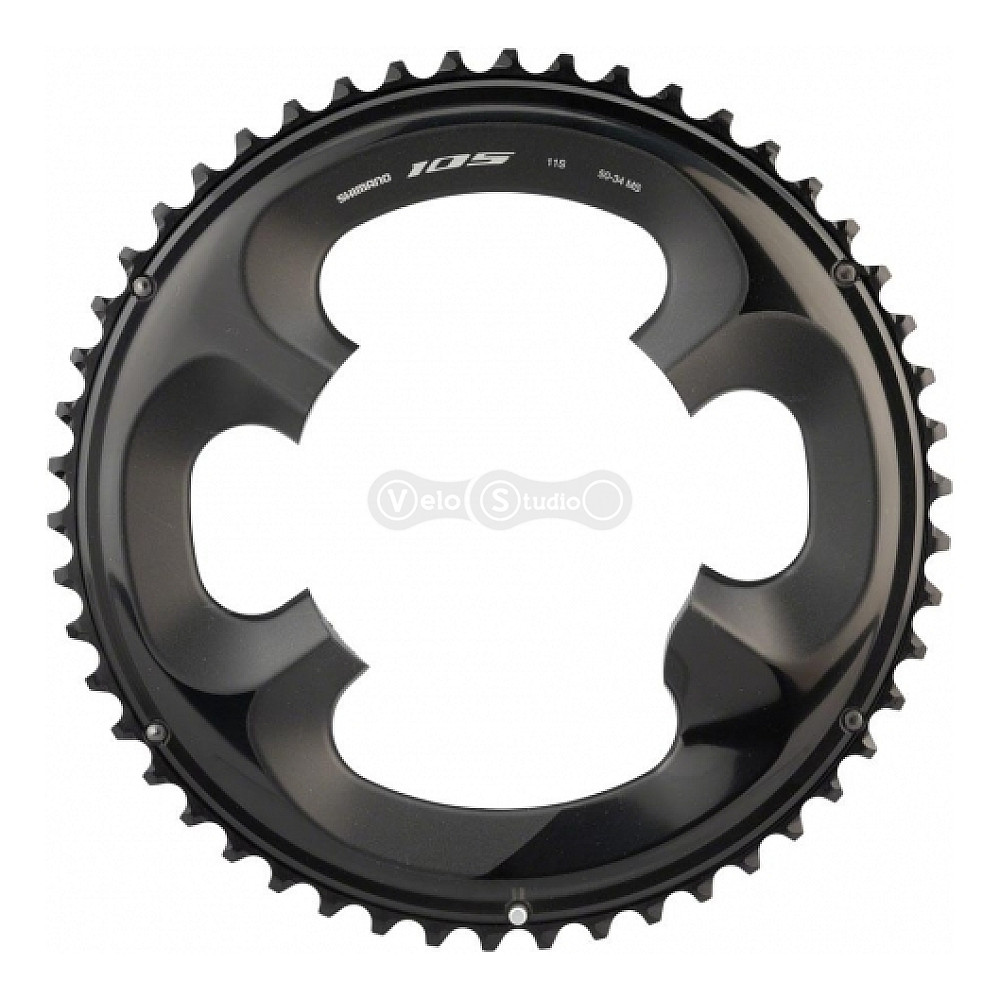Звезда шатунов Shimano FC-R7000 105, 53 зуба 2x11 скоростей