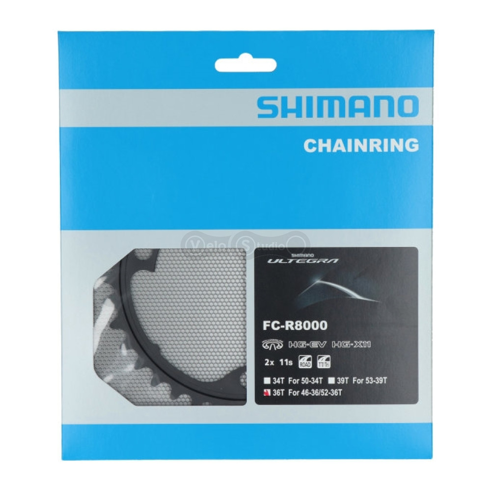 Зірка шатунів Shimano FC-R8000 Ultegra 36 зубів 2×11 швидкостей