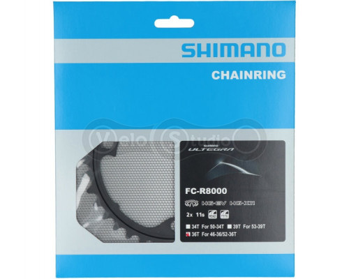 Звезда шатунов Shimano FC-R8000 Ultegra 36 зубьев 2×11 скоростей