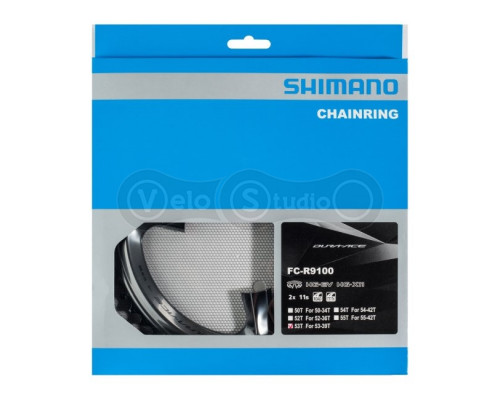 Звезда шатунов Shimano FC-R9100 DURA-ACE 53 зубьев 2х11 скоростей MW