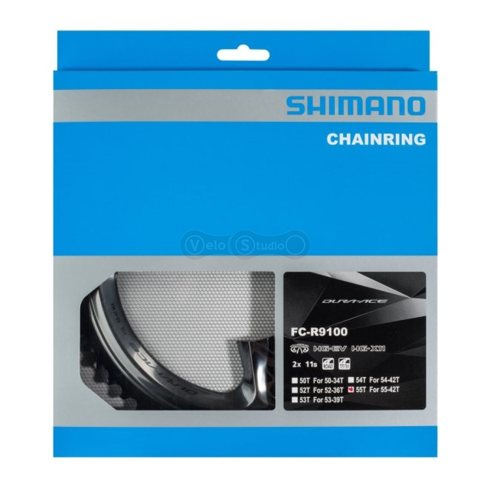 Зірка шатунів Shimano FC-R9100 DURA-ACE 55 зубів 2х11 швидкостей MX
