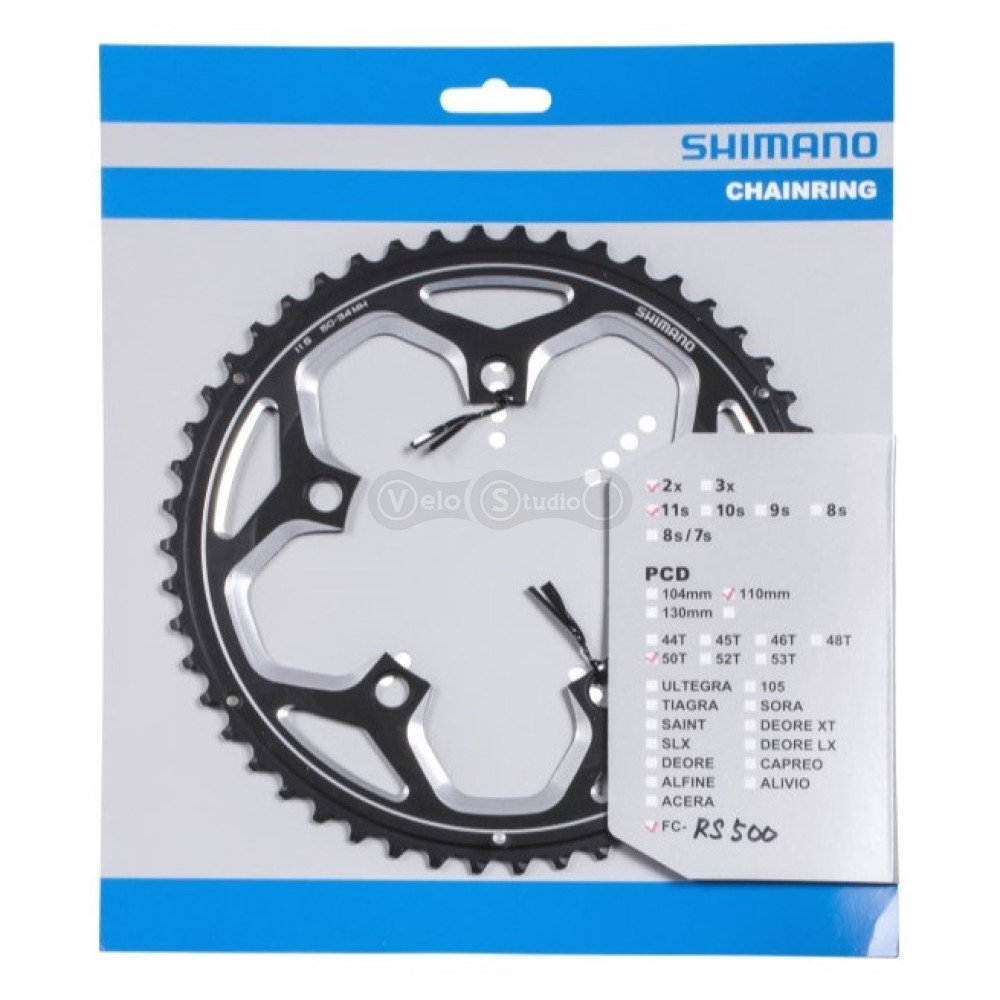 Зірка шатунів Shimano FC-RS500 50 зубів 2×11 швидкостей
