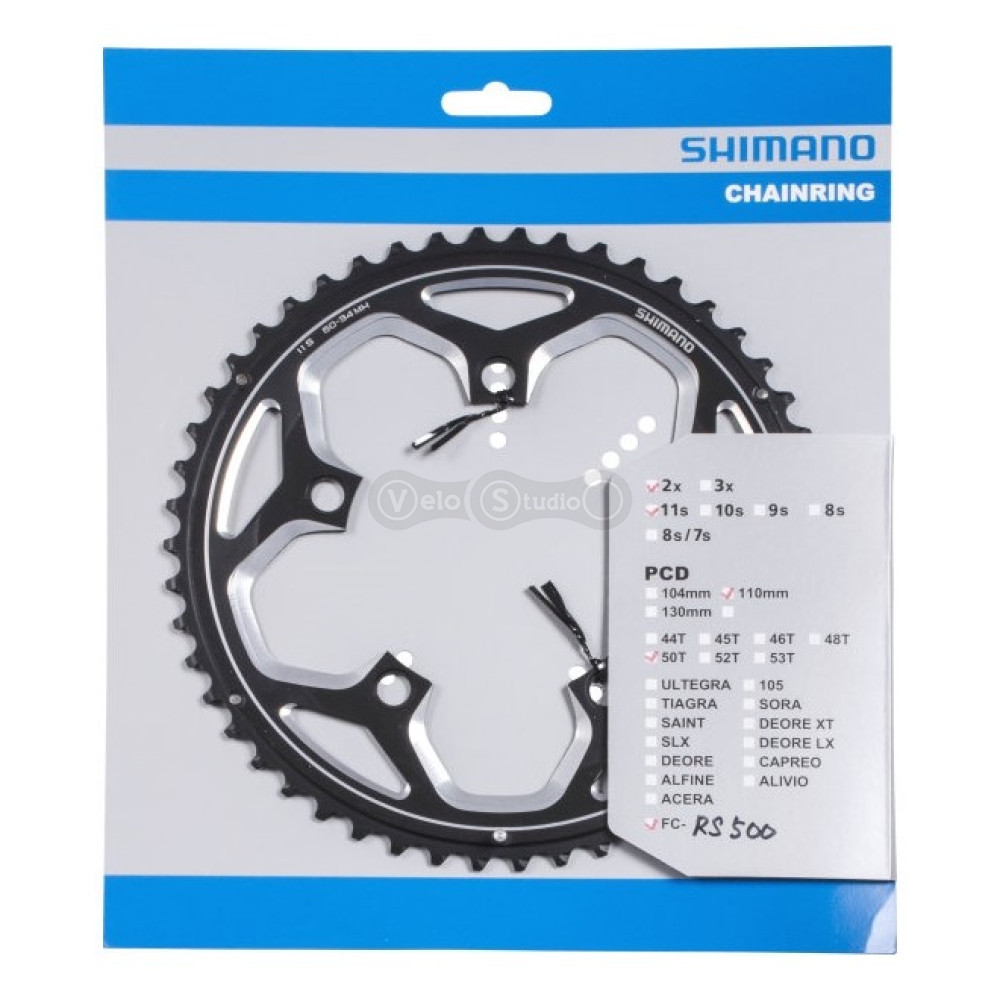 Зірка шатунів Shimano FC-RS500 52 зуби 2×11 швидкостей MJ