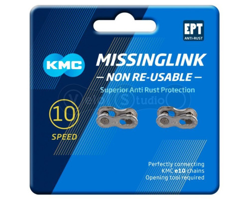 Замок ланцюга KMC MissingLink 10 швидкостей 2 штуки
