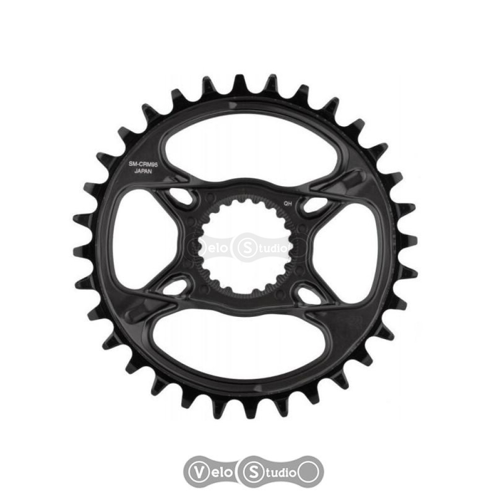 Звезда шатунов Shimano FC-M9100-1 SM-CRM95 XTR DM 34 зуба 12 скоростей