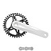 Звезда шатунов Shimano FC-M9100-1 SM-CRM95 XTR DM 38 зубьев 12 скоростей