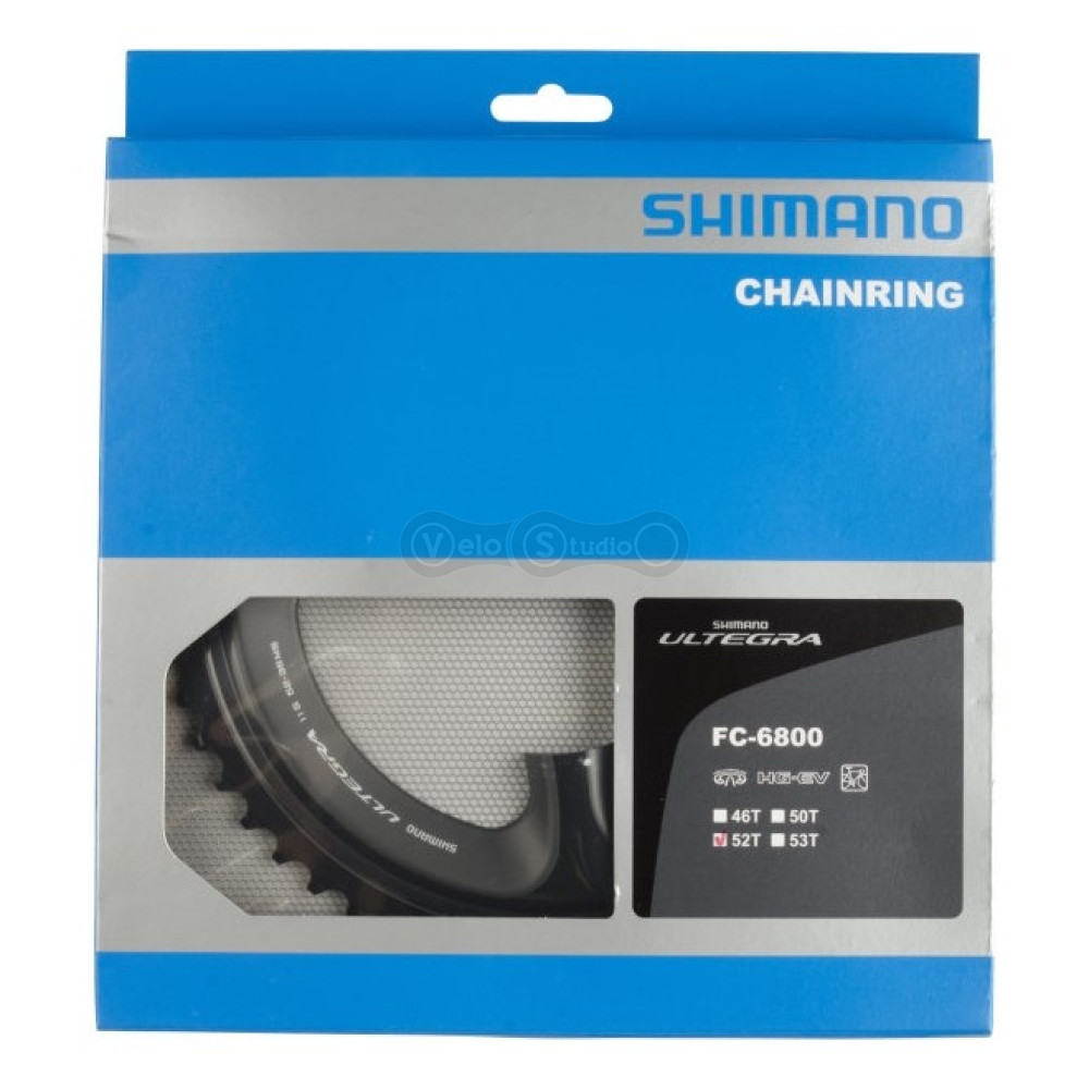 Звезда шатунов Shimano FC-6800 Ultegra, 52 зуба для 52-36T