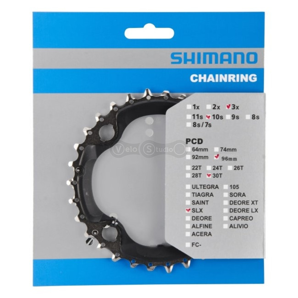 Зірка шатунів Shimano FC-M672 SLX 30 зубів 10 скор. AN