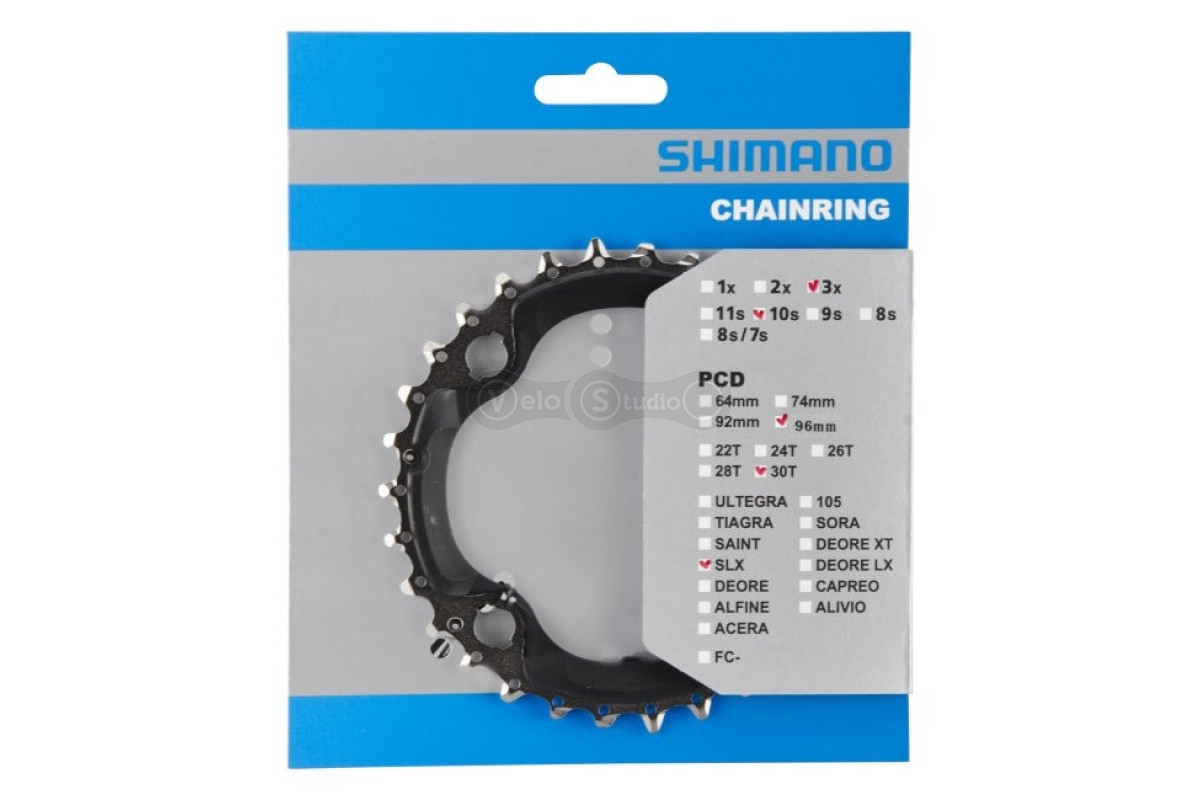 Звезда шатунов Shimano FC-M672 SLX 30 зубьев 10 скор. AN, купить