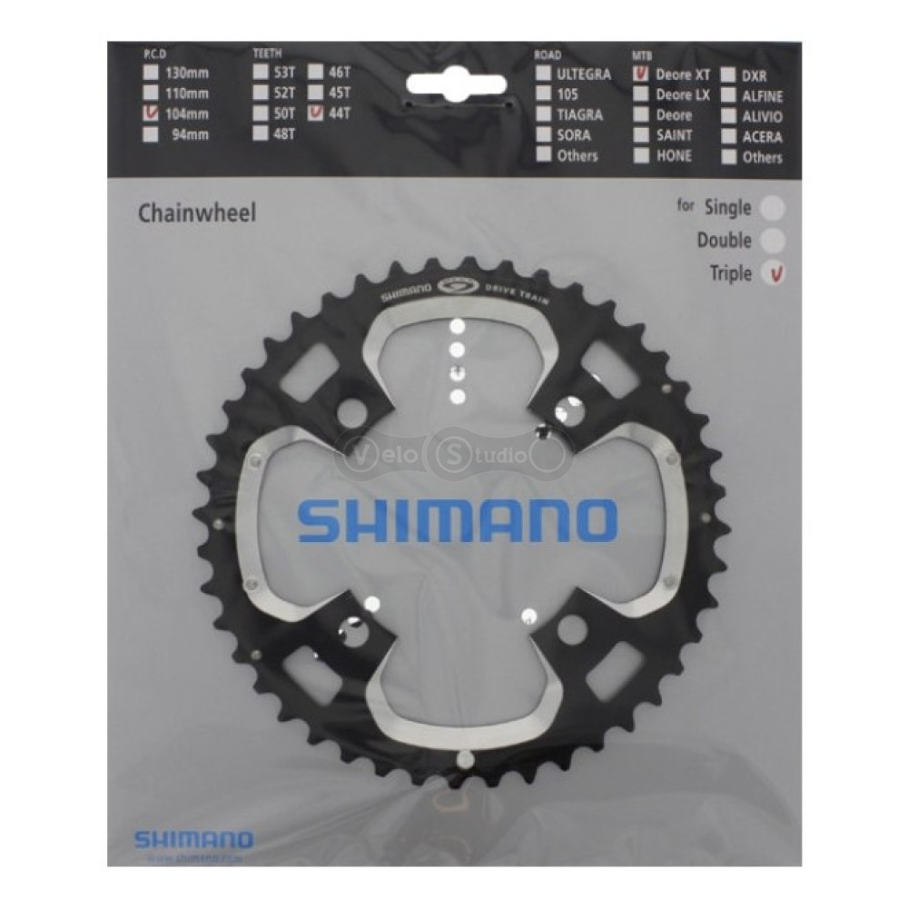 Звезда шатунов Shimano FC-M770 Deore XT 44 зубьев 9 скор.