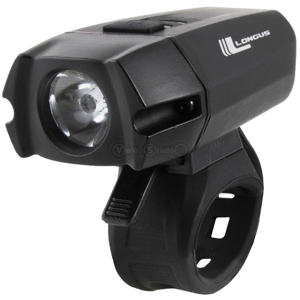Фара Longus XPG400 LED, 6 функцій USB, чорна