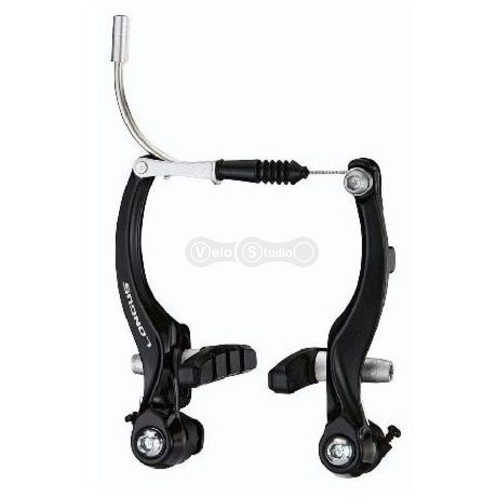 Тормоза Longus V-Brake Al, 108мм, черные + направляющая трубка