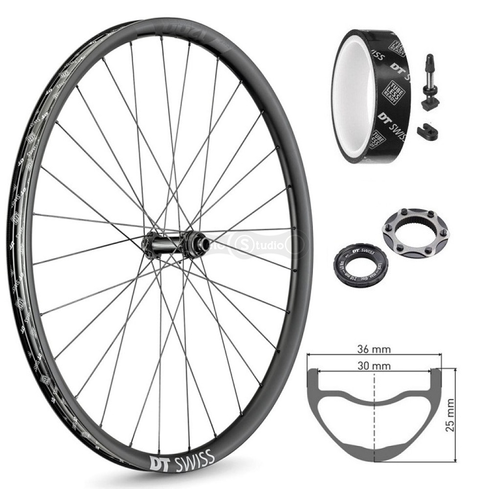 Колесо переднее DT Swiss EXC 1200 SPLINE 29 CL 30 15/110 Carbon